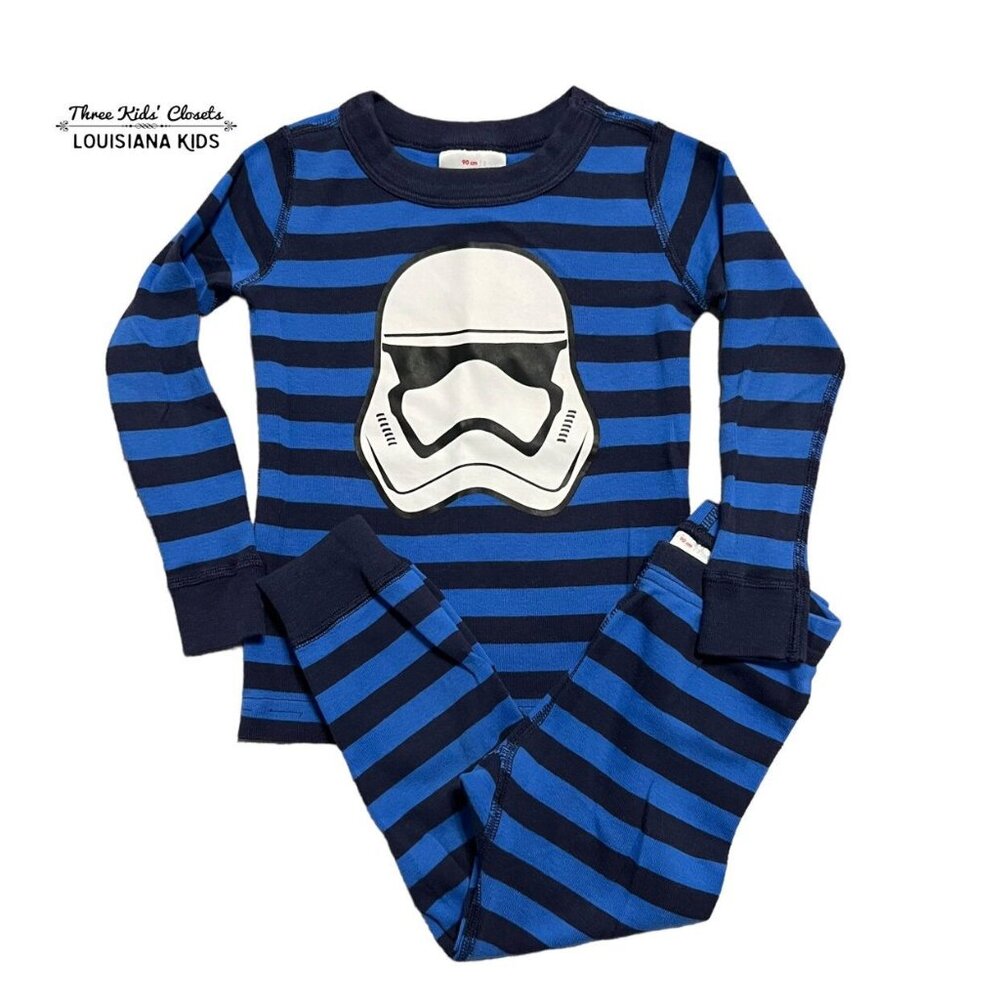 Hanna Andersson Sz 90 (3Y) Star Wars Storm Trooper Pajamas
